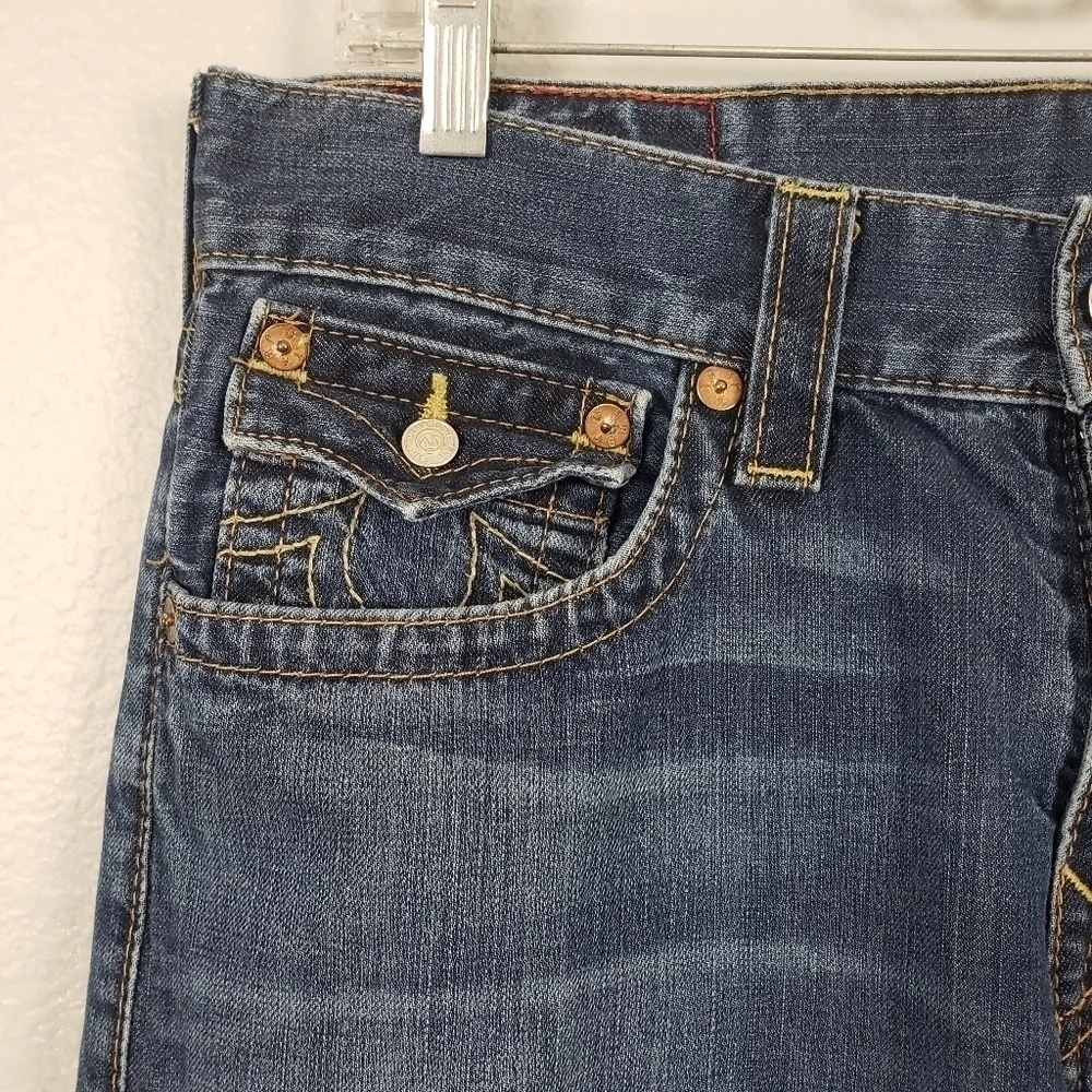TRUE RELIGION Men's Jeans Ricky Dark Wash Sz 33